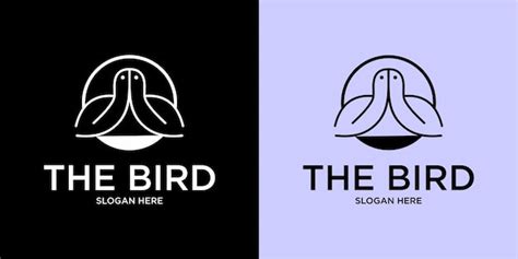 Premium Vector Two Bird Logo Inspiration