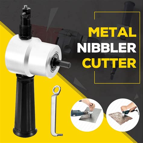 Sheet Metal Nibbler Cutter Double Head Sheet Nibbler Metal Cutter Drill
