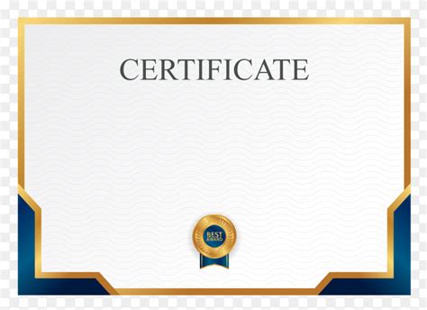 Hand Writing Certificate Lettering On Transparent Background Png