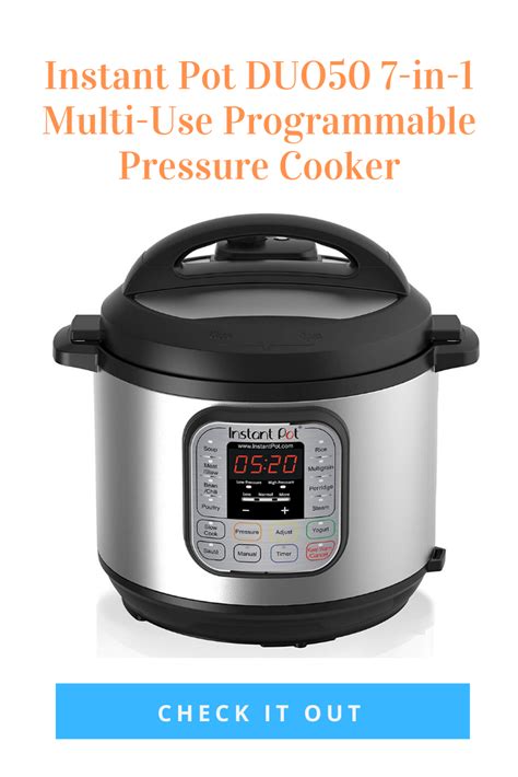 Instant Pot Duo50 7 In 1 Multi Use Programmable Pressure Cooker