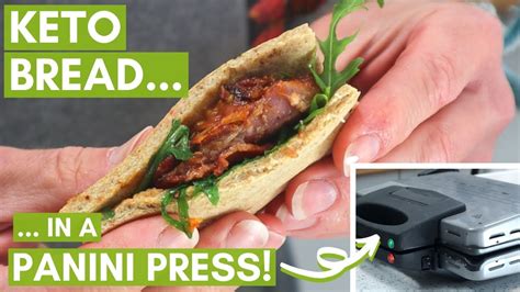 Breadmaker recipes for keto break. Keto BREAD cooked in a PANINI PRESS! // Easy Linseed Bread ...