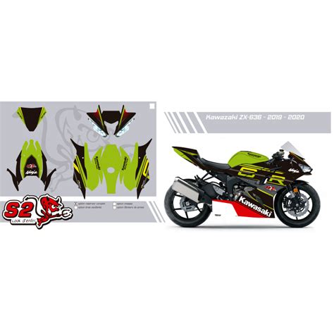 Customisable Racing Decals Small Set For Kawasakis Zx636r