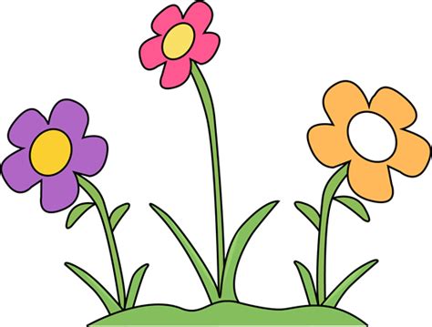 Row Of Flowers Clipart Free Download On Clipartmag