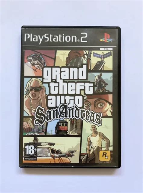 Gta Grand Theft Auto San Andreas Sony Playstation 2 Ps2 Manuel