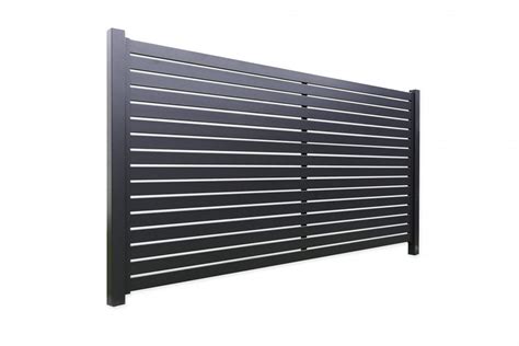 Aluminium Slat Fencing Panel 1800 X 2400 Available In 5 Colours 554
