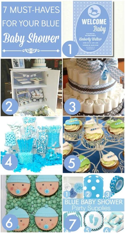 7 Must Haves For Your Blue Baby Shower Catch My Party