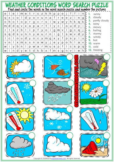 Windy Weather Word Search Shelliebrennan