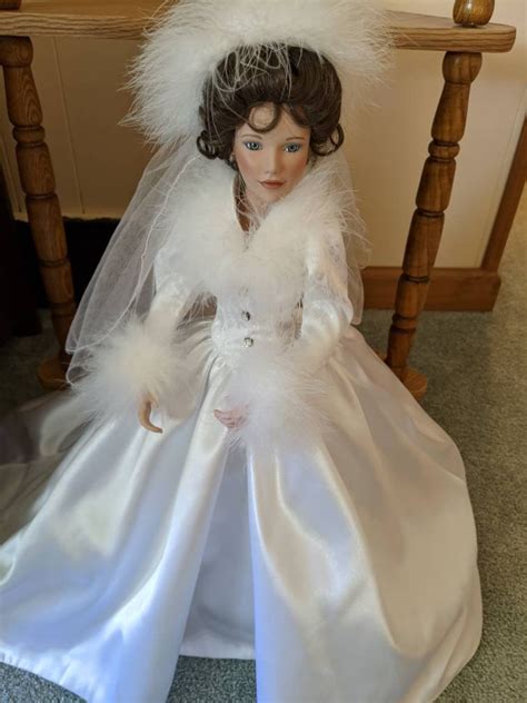Ashton Drake Porcelain Bride Doll Winter Romance Etsy