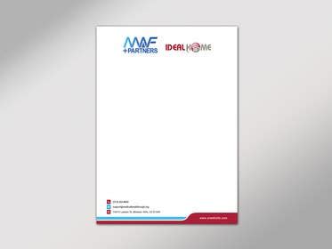 Start with a blank word document. Design Joint venture letterhead of 2 companies 2 logos in ...