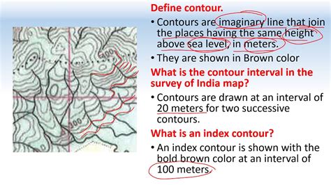 Contour And Contour Interval And Identification Of Landforms Marked By Contours YouTube