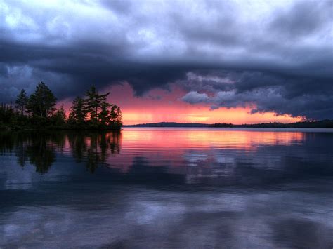 Storm Clouds At Sunset Free Image Download