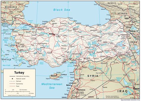Maps of countries, cities, and regions on yandex.maps. Large detailed physiography map of Turkey with relief ...