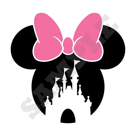 Minnie Mouse Castle Svg Design Etsy Uk