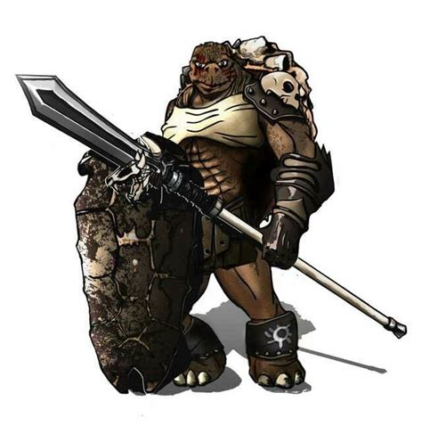 Tortle Paladin Dungeons And Dragons Characters Character Portraits