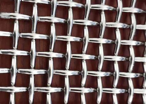 34in Aperture Stainless Steel Crimped Wire Mesh For Screening Mesh