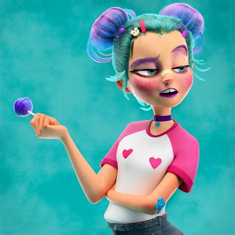Lolly By Ronnie Rodriguez Bit Ly 2me2ieg Textured With Substancepainter Animation