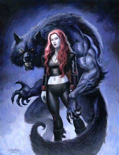 Black Fury Werewolf Tribe Ww Style Werewolf Art Werewolf Dark