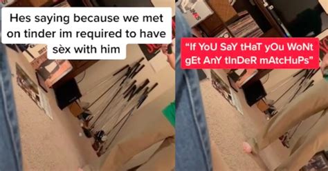 Woman Shares Recording Of Tinder Date Insisting She Owes Him Sex