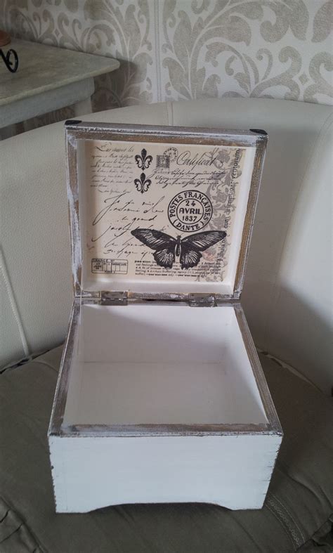 Decoupage Box Decoupage Jewelry Box Decoupage Box Painted Boxes