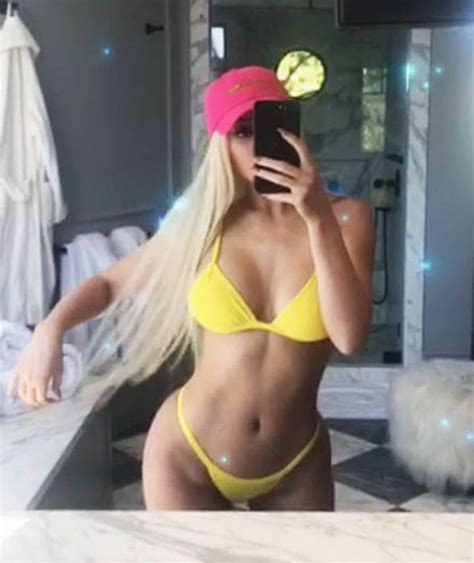 Kylie Jenner Yellow Bikini Kylie Jenner S Sexiest Pictures Celebrity Galleries Pics