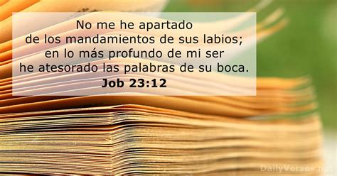 6 De Enero De 2023 Versículo De La Biblia Del Día Job 23 12