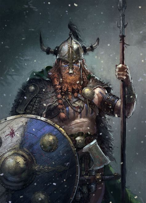 Yghnar Viking Nord Warrior Remko Troost On Artstation At