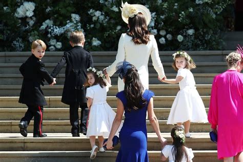 اناقة اطفال زفاف الأمير هاري وميغان ماركل مجلة هي
