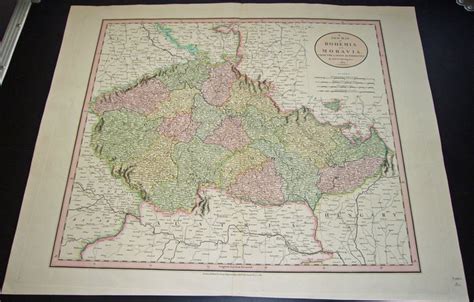 Czech Republic Bohemia Moravia Cary A New Map Of Bohemia And