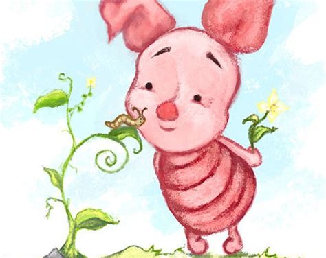 Winnie The Pooh Baby Eeyore Illustration Art Print Etsy Disney Nerd