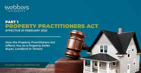 How The Property Practitioners Act Affects You As A Property