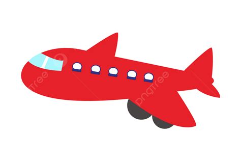 Gambar Pesawat Kartun Pesawat Kartun Merah Hari Anak Mainan Anak