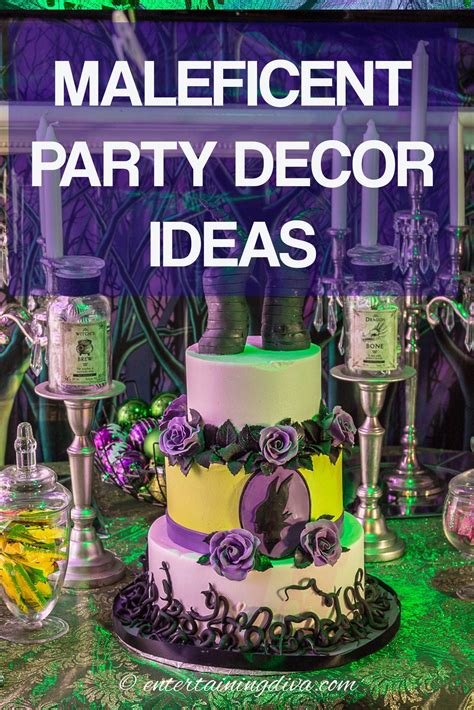 Maleficent Party Decor Ideas Entertaining Diva From House To Home