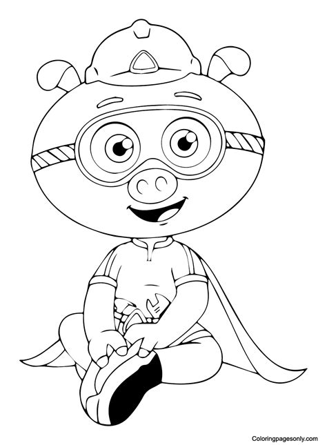 Super Why Coloring Pages Free Printable Coloring Pages