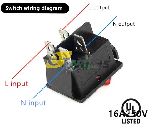 4 prong rocker switch wiring diagram. 4 Pin Rocker Switch Wiring Diagram