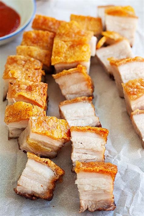 Steps To Prepare Crispy Chinese Pork Belly Recipes