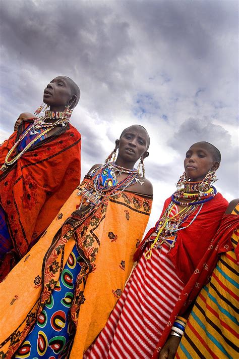 Maasai Women Kenya African Culture Maasai People African People