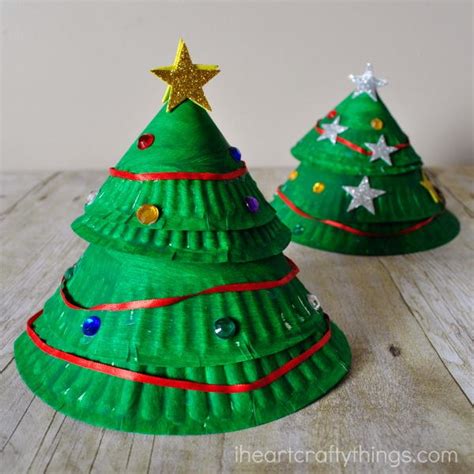 T Of Giving Paper Plate Christmas Trees