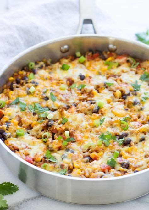 One Skillet Mexican Rice Casserole Making Thyme For Health Recipe
