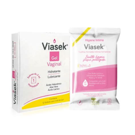 Combo Viasek Gel Vaginal Lubricante Ntimo Monodosis X Sobres