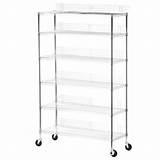 Images of 6 Tier Chrome Shelving