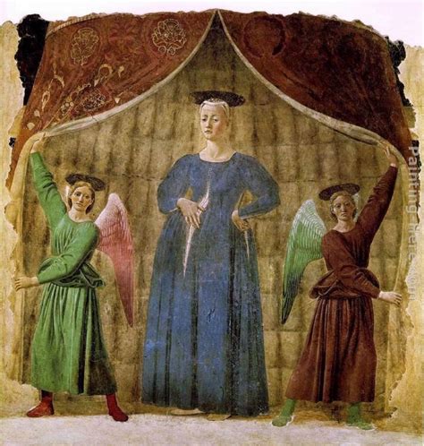 Piero Della Francesca Madonna And Child With Saints Montefeltro