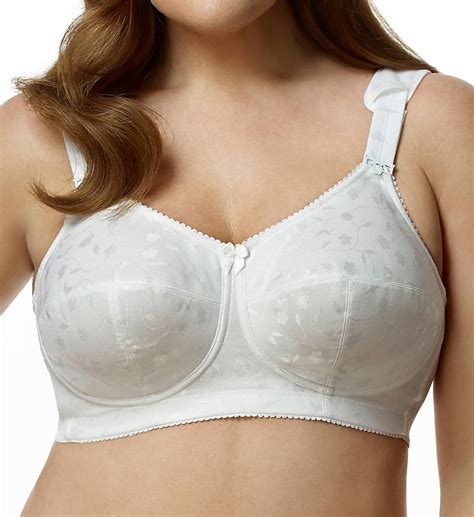 Elila 1305 Jacquard Softcup Bra With Cushioned Straps