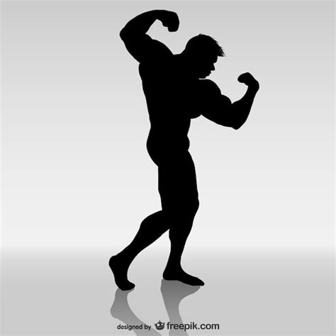 bodybuilding silhouette wallpaper