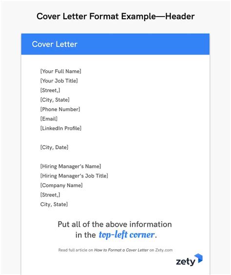 how to format a cover letter layout examples for 2023