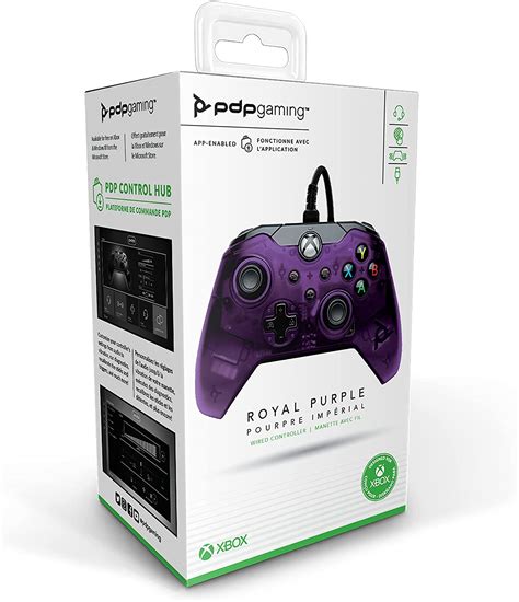 Command Pdp Wired Controller Royal Purple Xbox One Xbox Series