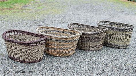 Four Willow Laundry Baskets Woven By Katherine Lewis Willow Weaving