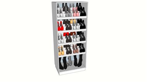 Shoe Rack For Women 3d Warehouse