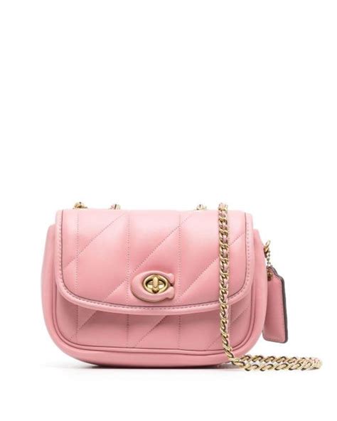 Coach Maddison Pillow 18 Leather Bag In Pink Lyst Uk