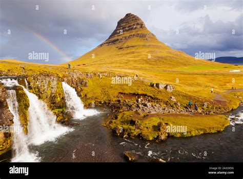 Iceland Kirkjufell Stock Photo Alamy