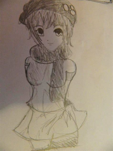 Anime Girl Winter Sketchy Drawing By Shortjay On Deviantart